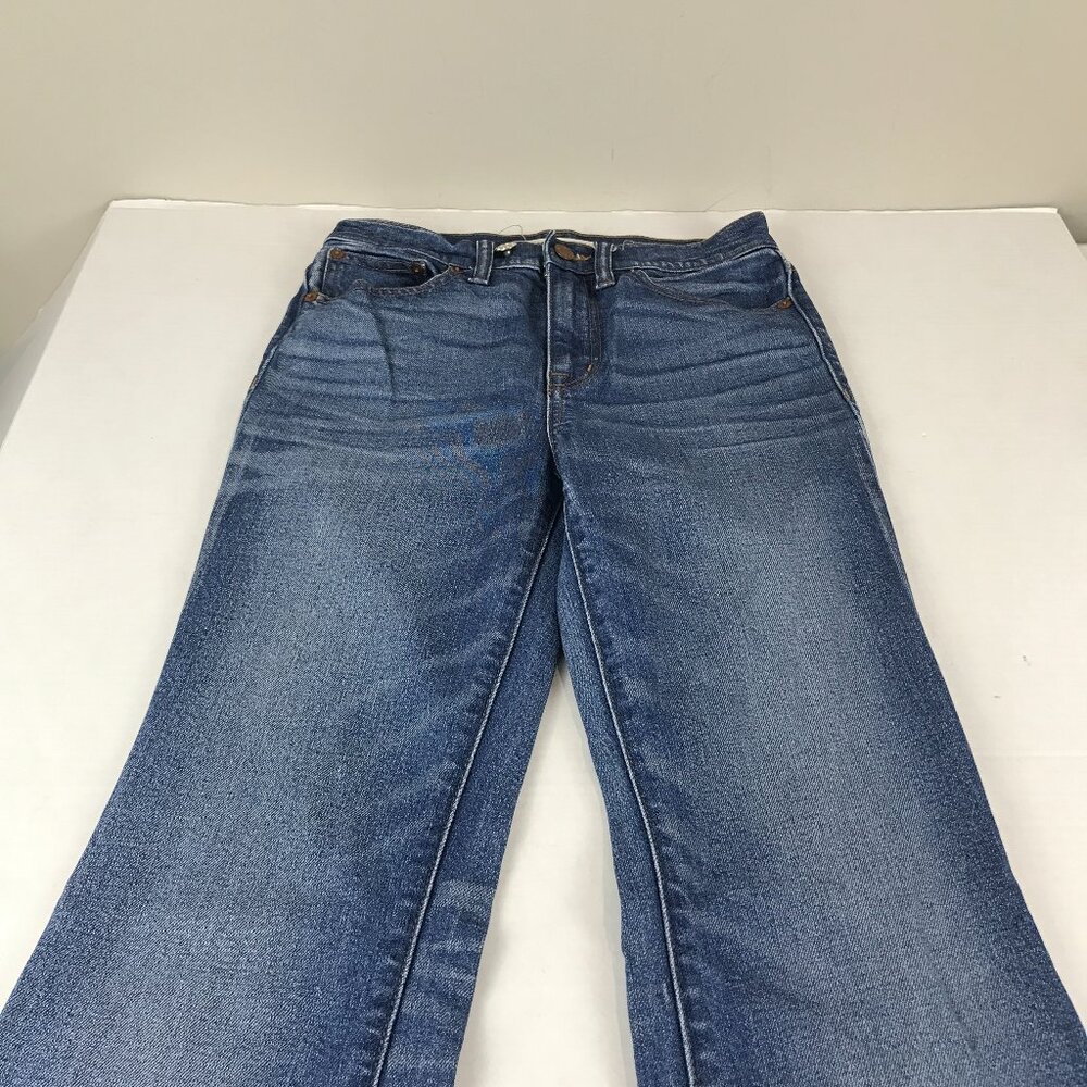 Madewell Blue Wide-Leg Flare Jeans